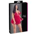Cottelli Plus Size - babydoll s krajkou - červená, plus size