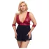 Cottelli Bondage Plus Size - červené babydoll