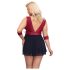 Cottelli Bondage Plus Size - babydoll (červená)