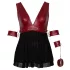 Cottelli Bondage Plus Size - červené babydoll