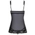 Líbivá - otevřená babydoll (černá) - L/XL