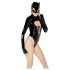 Černý samet - dlouhorukávový Batwoman oblek (černý) - XL