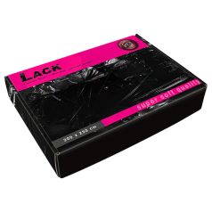 Lakkový prostěradlo - super měkké - 200x230 cm - černé