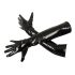 Černé lakované rukavice Black Level – lesk a elegance