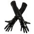 Černé lakované rukavice Black Level – lesk a elegance