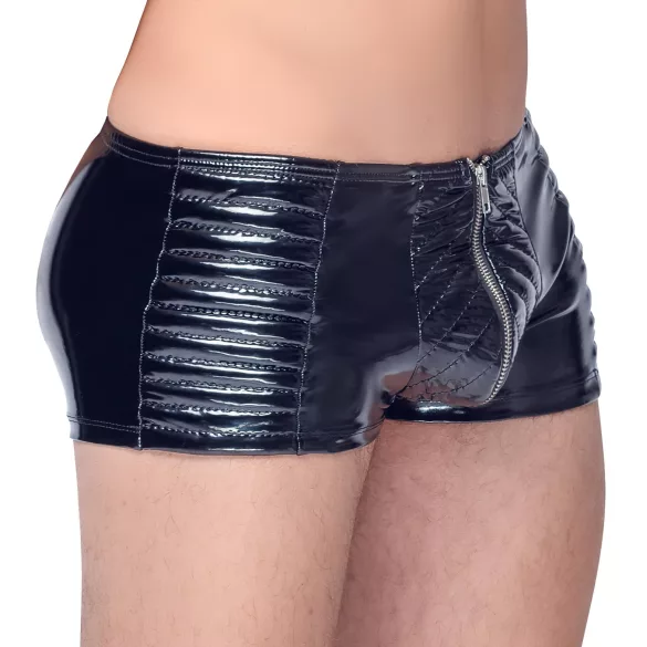 Black Level - pánské šortky na zip - černé