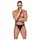 Black Level – zipový jockstrap (černý)