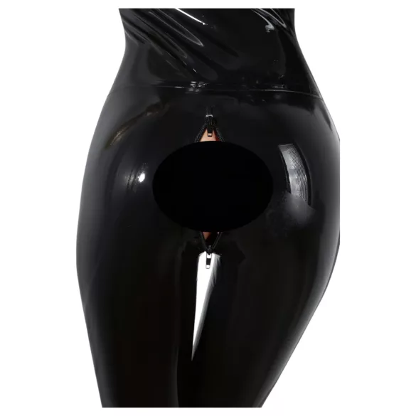 LATEX - dámský overal s dlouhým rukávem - černý - L