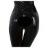 LATEX - dámský overal s dlouhými rukávy (černý) - 2XL