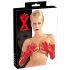 LATEX - dlouhé, unisex rukavice (červené) - M