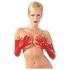 LATEX - dlouhé, unisex rukavice (červené) - L