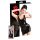LATEX - černé mini šaty bez rukávů - 2XL
