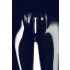 LATEX - zipové legíny (černé) - M