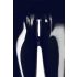 LATEX - zipové legíny (černé) - XL