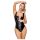 LATEX - celotělový zipový latexový oblek (černý)