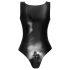 LATEX - celotělový zipový latexový oblek (černý)