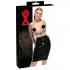 LATEX - latexová midi sukně (černá) - 2XL