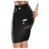 LATEX - latexová midi sukně (černá) - 2XL