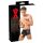 LATEX - boxer + penisový návlek (černý)