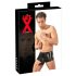 LATEX - boxer + penisový návlek (černý)
