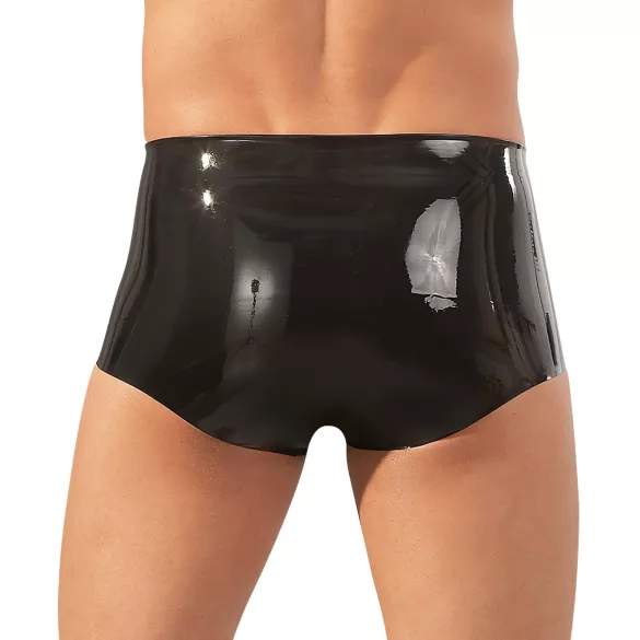 LATEX - boxerky s návlekem na penis - černé