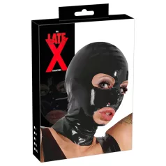 Latexový sací (orální) maskovací náhubek (černý)