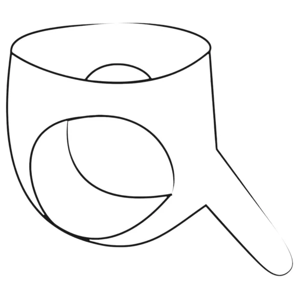LATEX - kalhotky s realistickým dildem (červené)