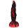 OgazR Hell Dong - rýhované dildo - 20 cm (červené)