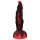 OgazR Hell Dong - realistický dildo - žilkovaný - 20 cm - červený