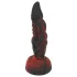 OgazR Hell Dong - realistický dildo - žilkovaný - 20 cm - červený
