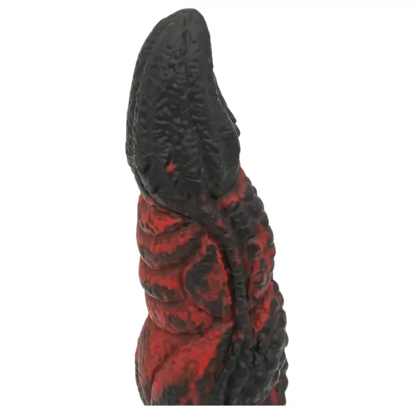 OgazR Hell Dong - realistický dildo - žilkovaný - 20 cm - červený