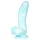 OgazR Sea Serpent - dildo s drážkami - 17 cm - modro-bílý