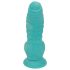 Mořský had OgazR - rýhované dildo 17 cm (modro-bílé)