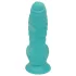 OgazR Sea Serpent - dildo s drážkami - 17 cm - modro-bílý