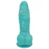 OgazR Sea Serpent - dildo s drážkami - 17 cm - modro-bílý