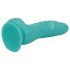 Mořský had OgazR - rýhované dildo 17 cm (modro-bílé)