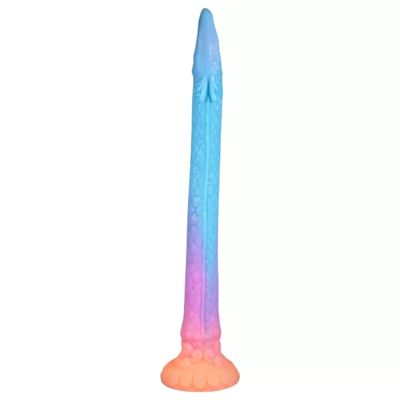 OgazR XXL Eel - anální dildo svítící ve tmě - 47 cm - růžové