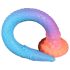 OgazR XXL úhoř - svítící anální dildo - 47 cm (růžové)
