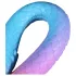 OgazR XXL Eel - anální dildo svítící ve tmě - 47 cm - růžové