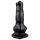Zvířecí vášeň - černý psí penis dildo 12 cm