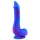 Inkipus - realistický dildo s varlaty - silikon - 18 cm - modro-růžový