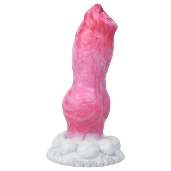 Animalorny Buldog - dildo psí penis - 17 cm (růžová)