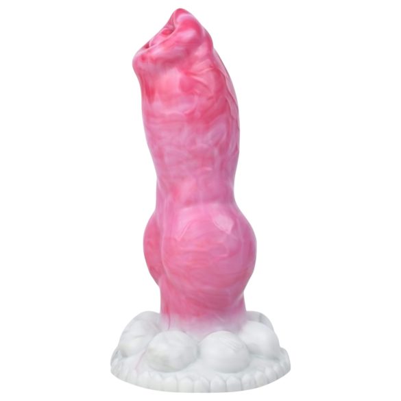 Animalorny Buldog - dildo psí penis - 17 cm (růžová)