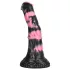 Bad Horse - silikonové dildo ve tvaru koňského penisu - 18 cm (černo-růžové)