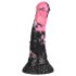 Bad Horse - silikonové dildo ve tvaru koníka - 18 cm (černorůžové)