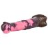 Zlobivý kůň - silikonové dildo ve tvaru koňského penisu - 24cm (hnědo-růžové)