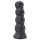 Toppedmonster - lebka dildo - 22 cm (černé)