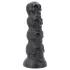 Topped Monster - lebka dildo - 22 cm (černé)