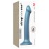 Strap-on-me Metallic Shine M - přátelský k pokožce dildo (metalická modrá)