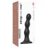 Strap-on-me Koule M - kuličkový přísavkový dildo (černý)